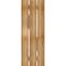 Ekena Millwork Spaced Board-n-Batten Shutters w/Z-Bar, Rough Sawn Western Red Cedar, 17 1/8W x 48H, PR RBS06Z17X048RWR - alternate 2